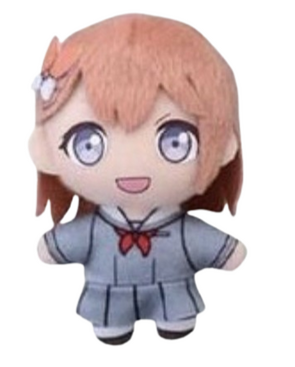 a plush of minori hanasato in her school uniform